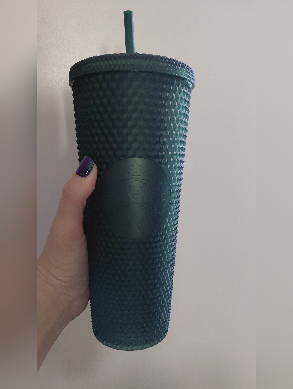 Starbucks Green Studded Tumbler with Straw